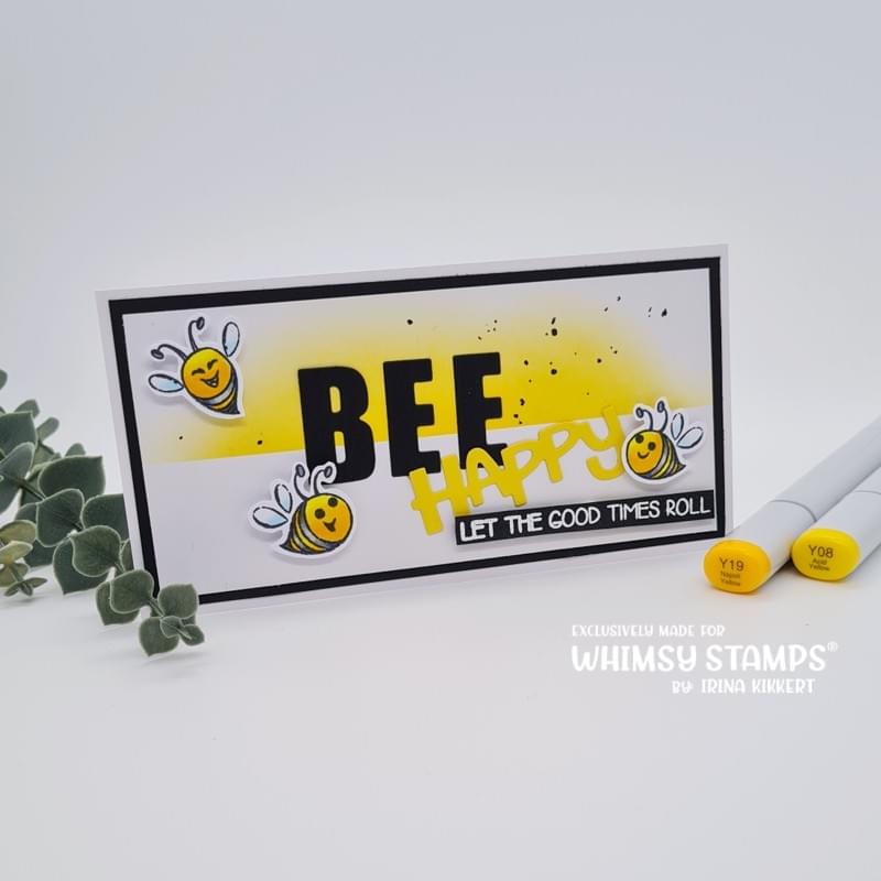 **NEW Bee Awesome Clear Stamps - Whimsy Stamps