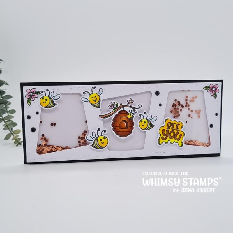 **NEW Bee Awesome Clear Stamps - Whimsy Stamps