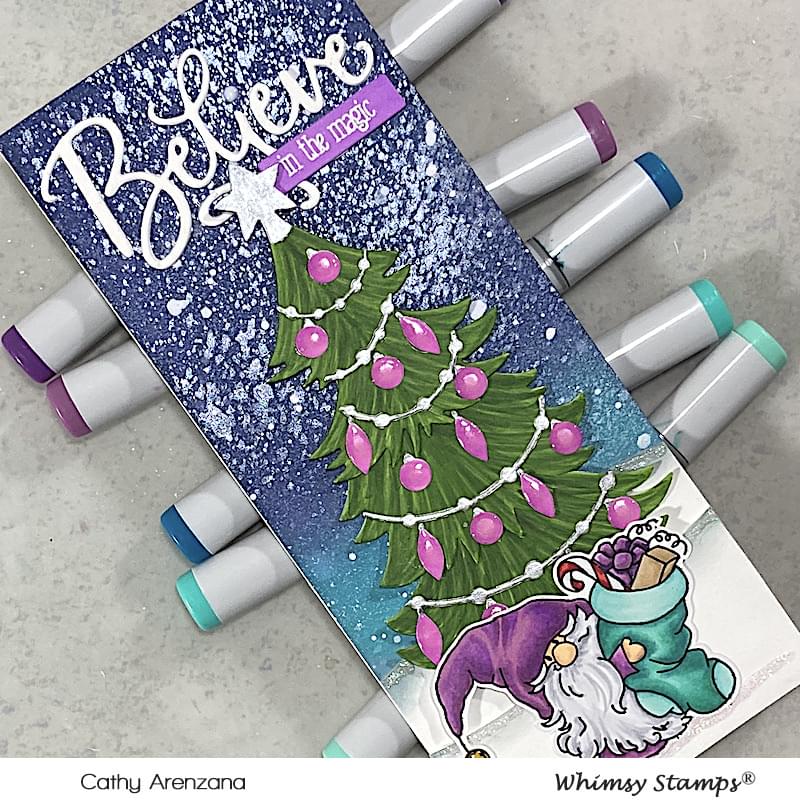 *NEW Believe Word and Shadow Die Set - Whimsy Stamps