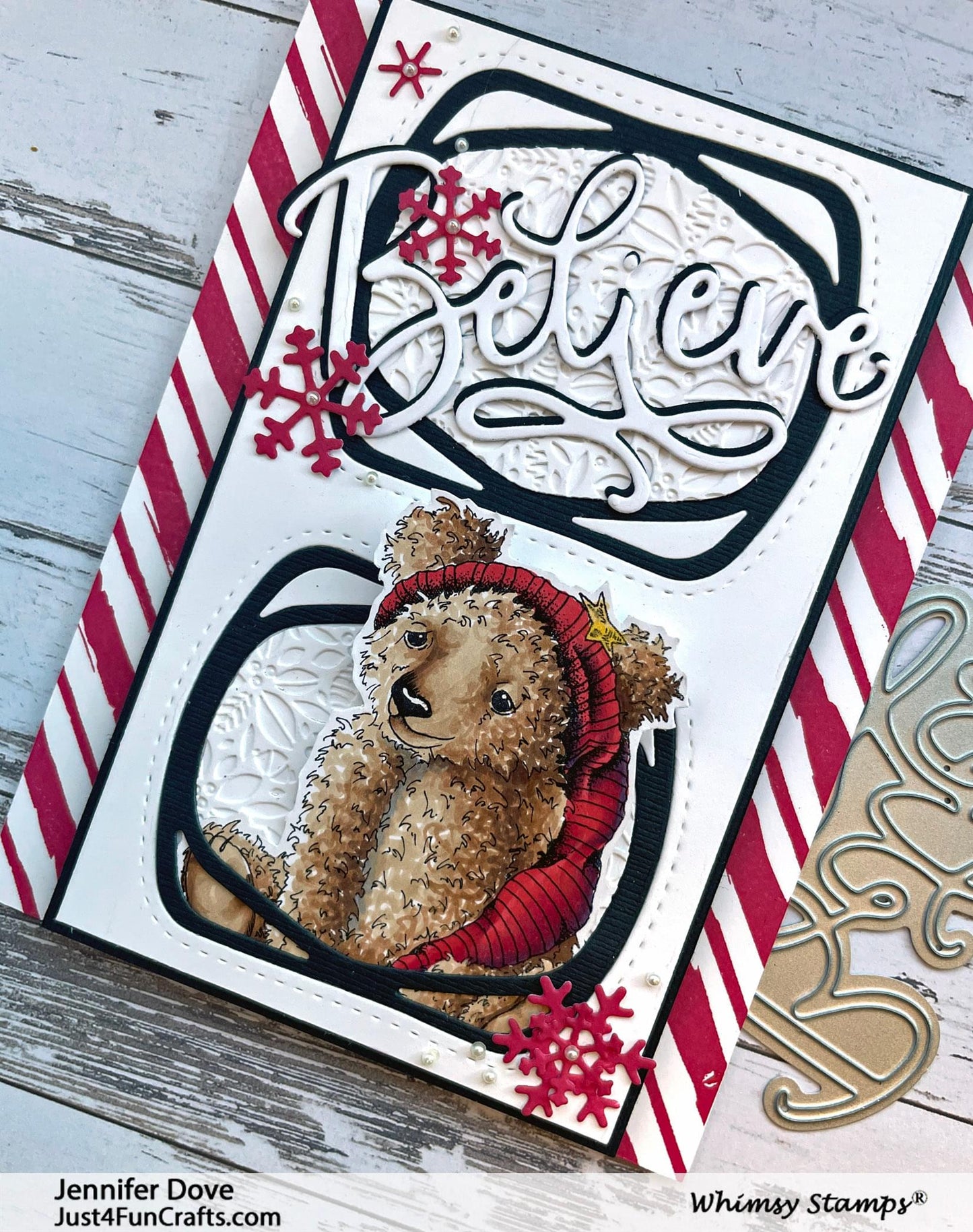 *NEW Believe Word and Shadow Die Set - Whimsy Stamps