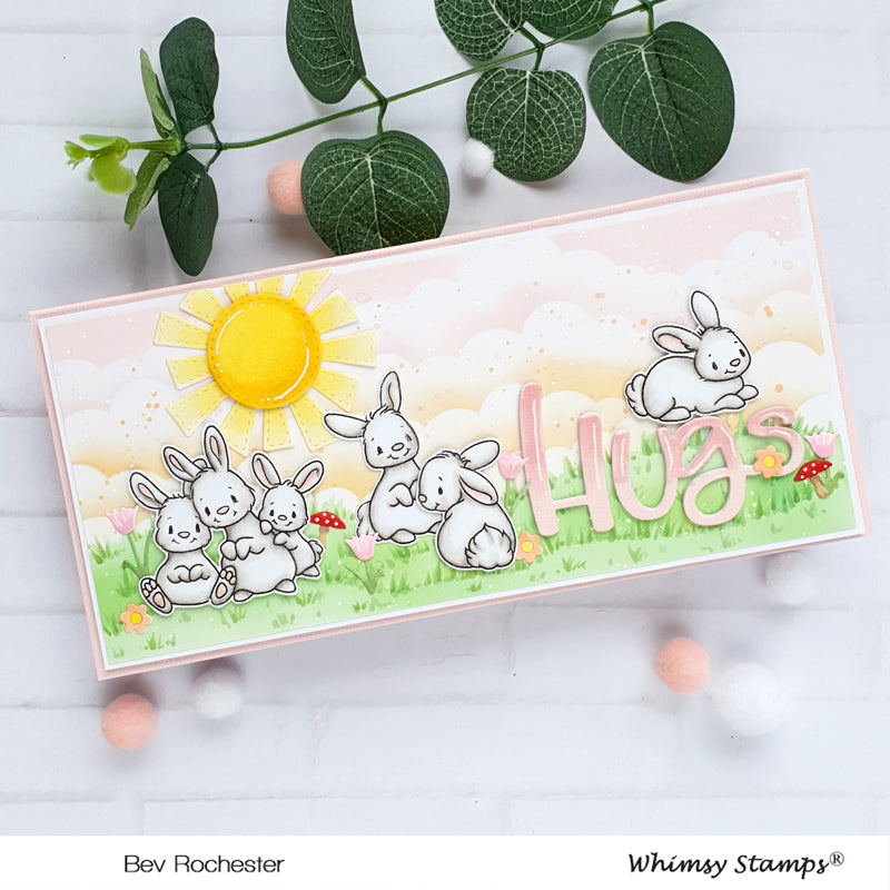 **NEW Big Hugs Word Die Set - Whimsy Stamps