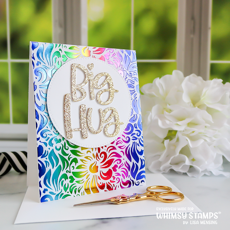 Big Hugs Word Die Set - Whimsy Stamps