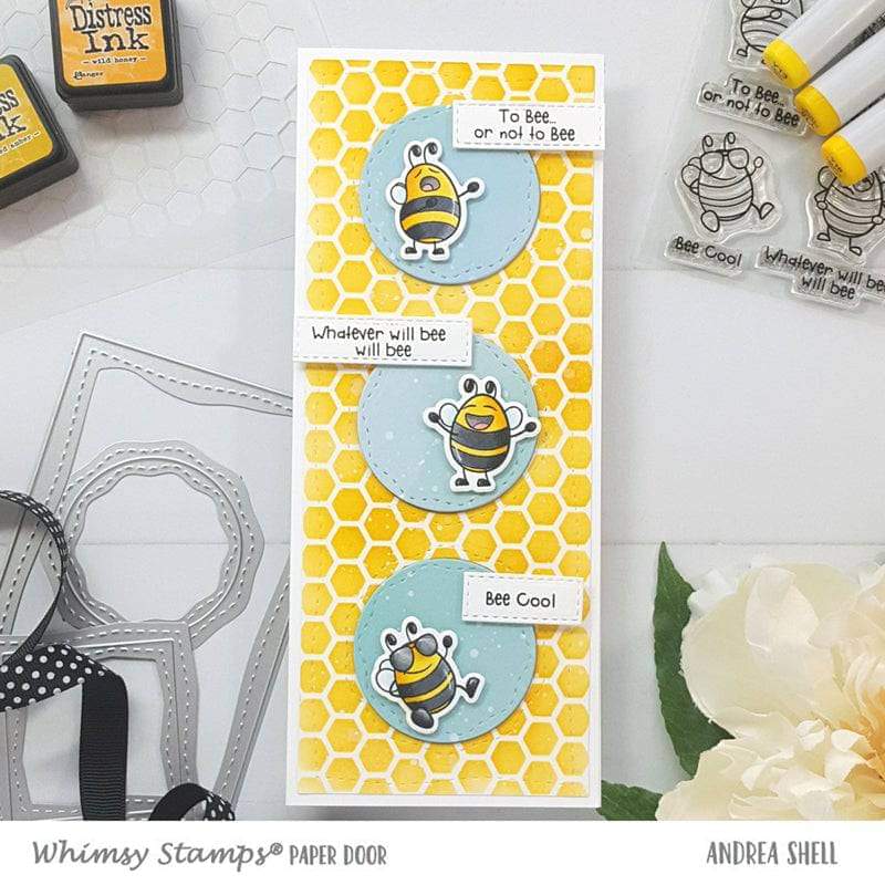 Bizzy Bees Clear Stamps - Whimsy Stamps