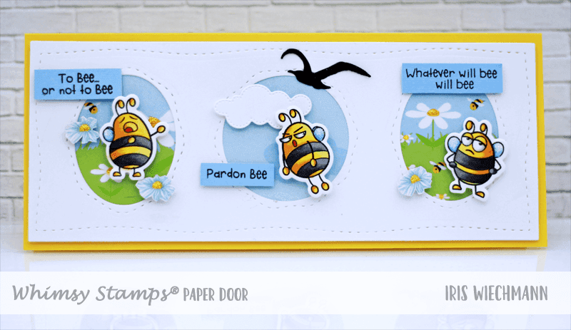 Bizzy Bees Clear Stamps - Whimsy Stamps