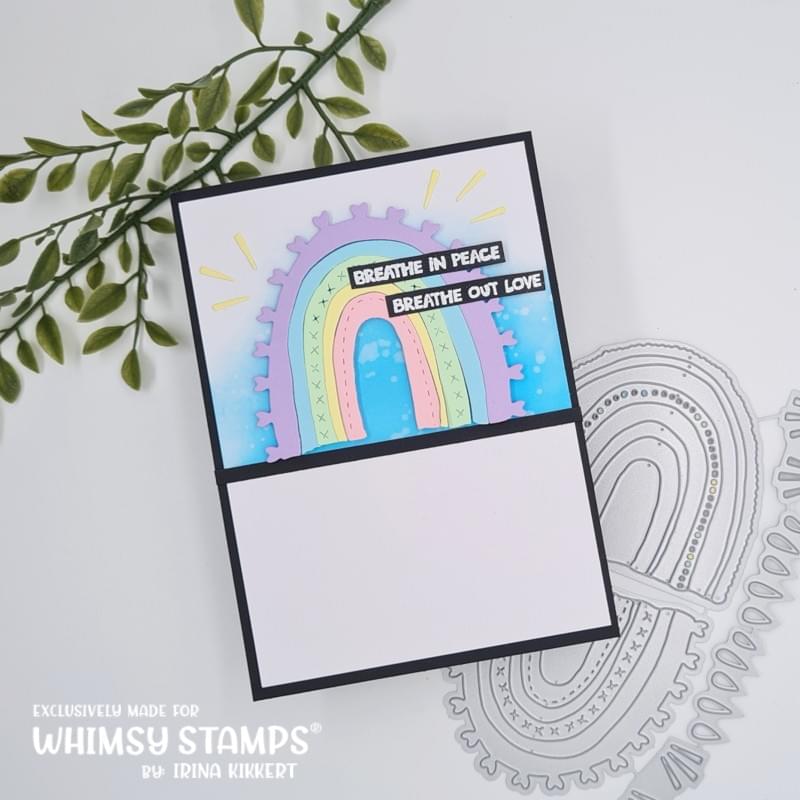 **NEW Boho Rainbows Die Set - Whimsy Stamps