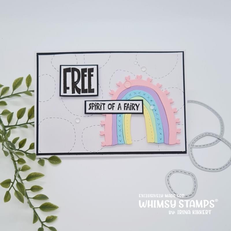 **NEW Boho Rainbows Die Set - Whimsy Stamps