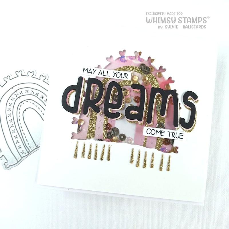 **NEW Boho Rainbows Die Set - Whimsy Stamps