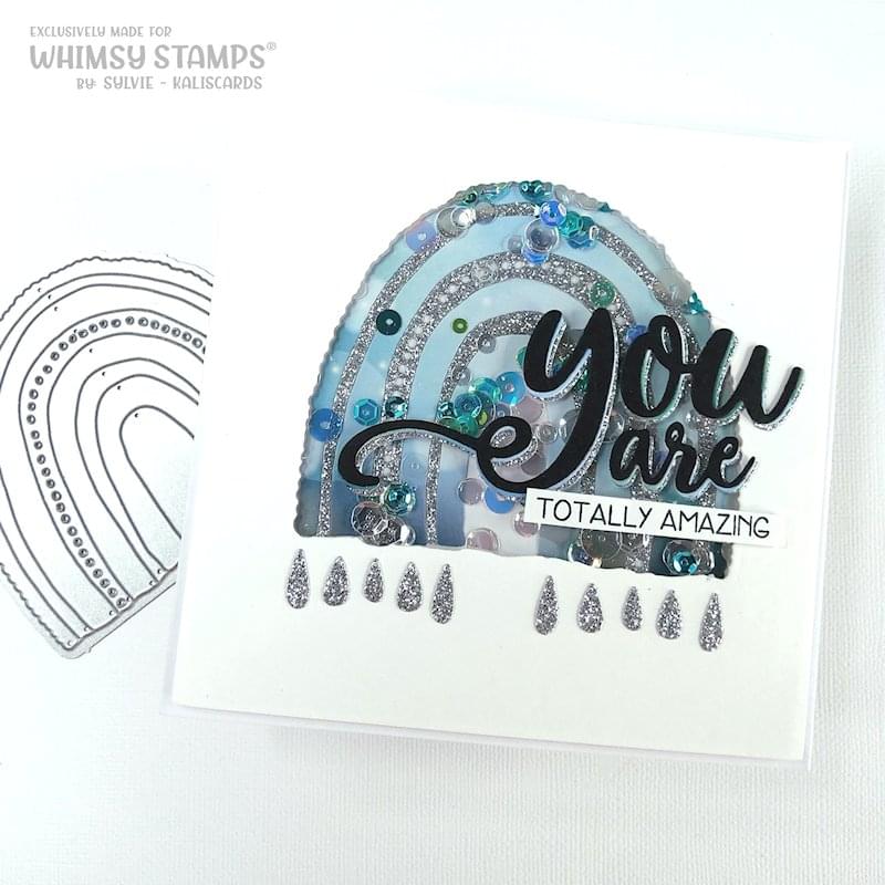 **NEW Boho Rainbows Die Set - Whimsy Stamps