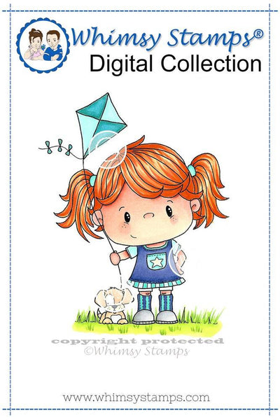 Breeze - Digital Stamp - Whimsy Stamps