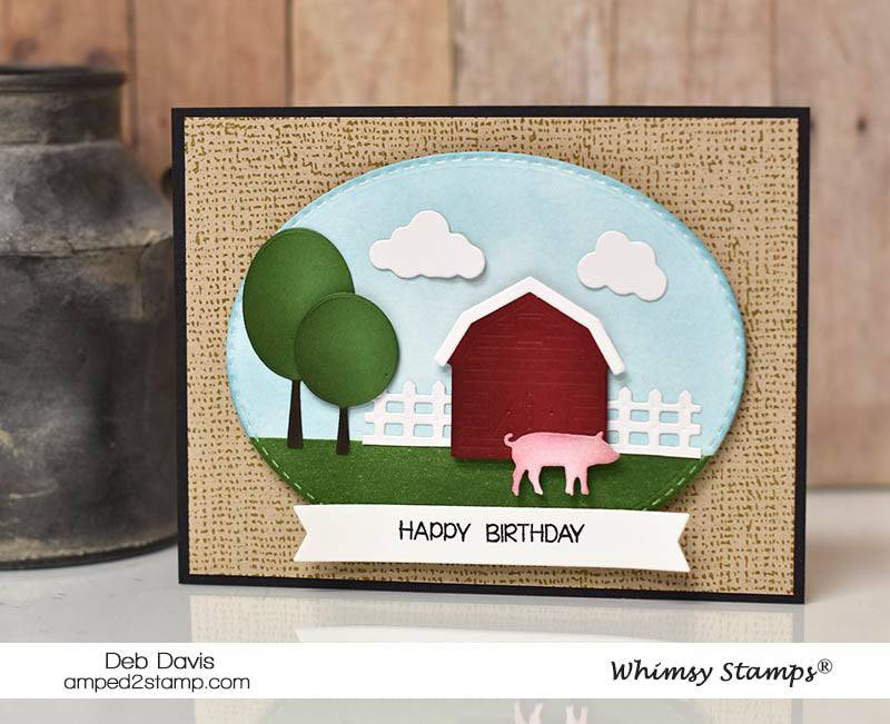 Build-a-Farm Die Set - Whimsy Stamps