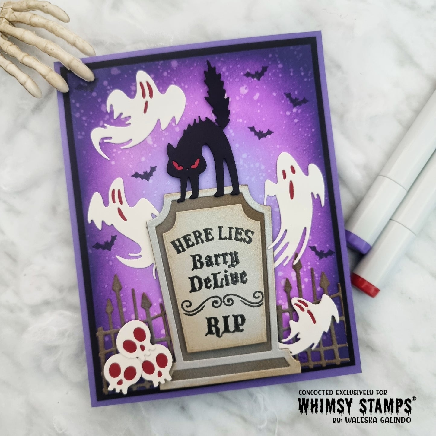 Build-a-Graveyard Die Set - Whimsy Stamps