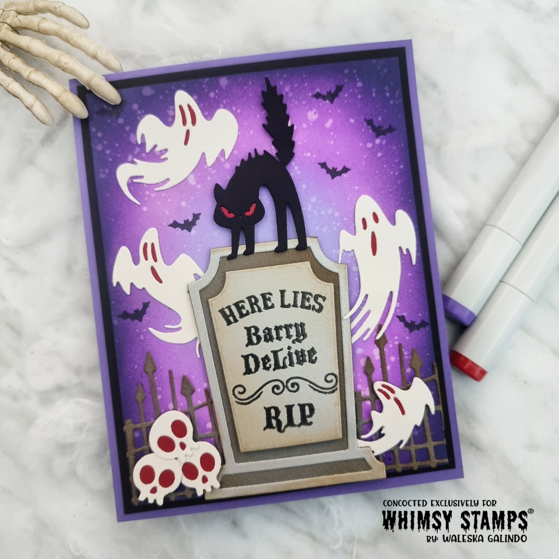 Build-a-Graveyard Die Set - Whimsy Stamps