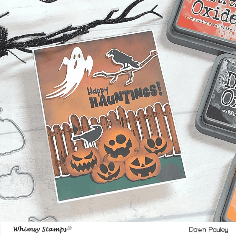 Build-a-Pumpkin Patch Die Set - Whimsy Stamps