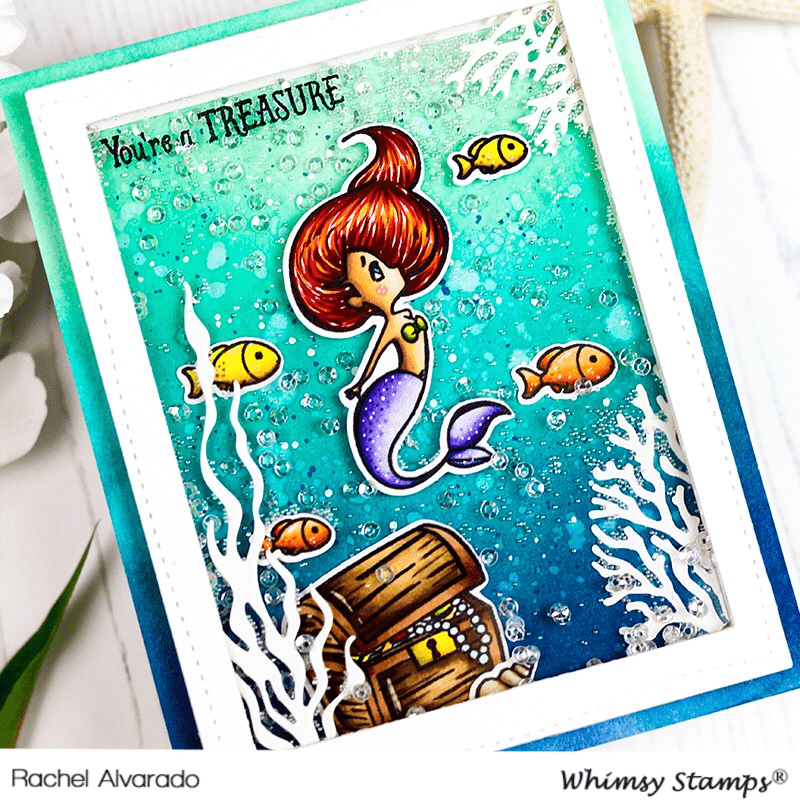 Build-an-Ocean Die Set - Whimsy Stamps