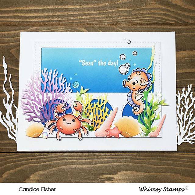 Build-an-Ocean Die Set - Whimsy Stamps