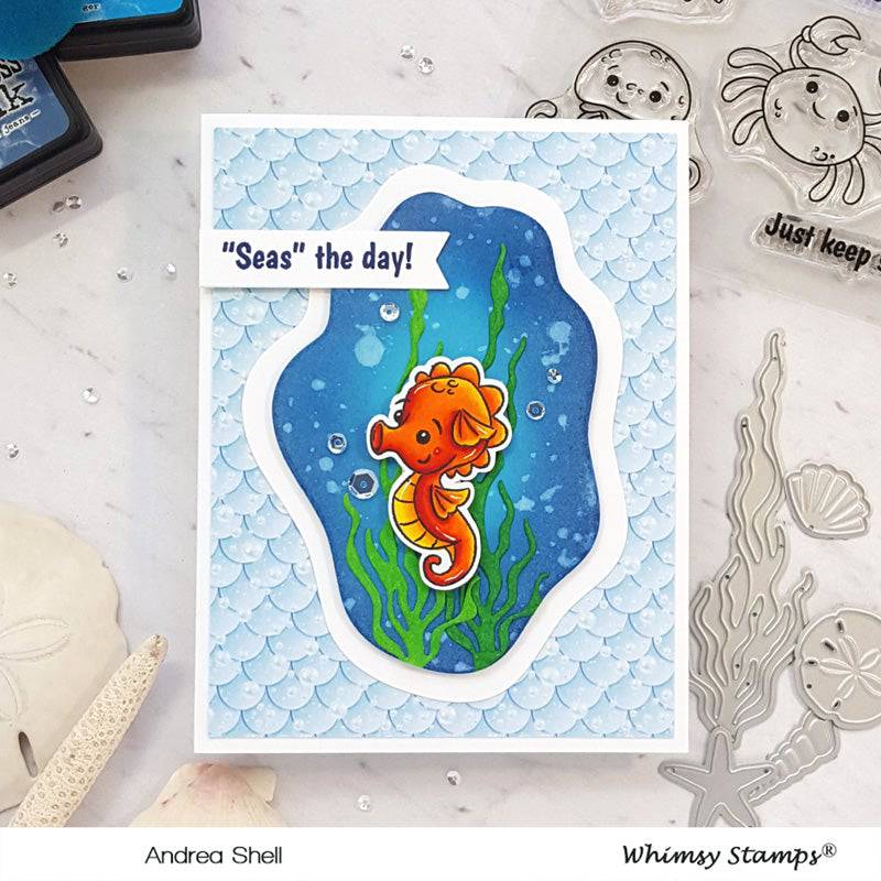 Build-an-Ocean Die Set - Whimsy Stamps