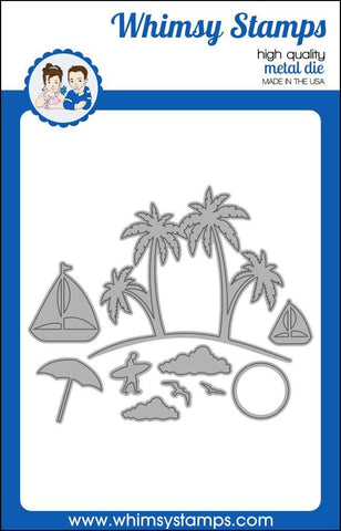 Build-an-Island Die Set - Whimsy Stamps