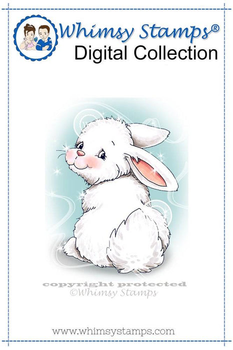 Bunny Got Your Back - Digital Stamp - Whimsy Stamps