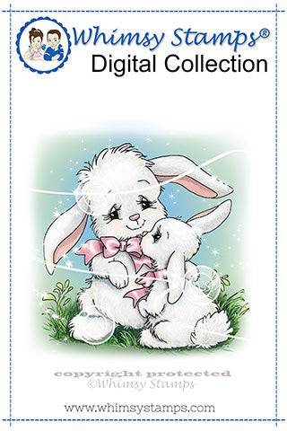 Bunny Mom - Digital Stamp - Whimsy Stamps