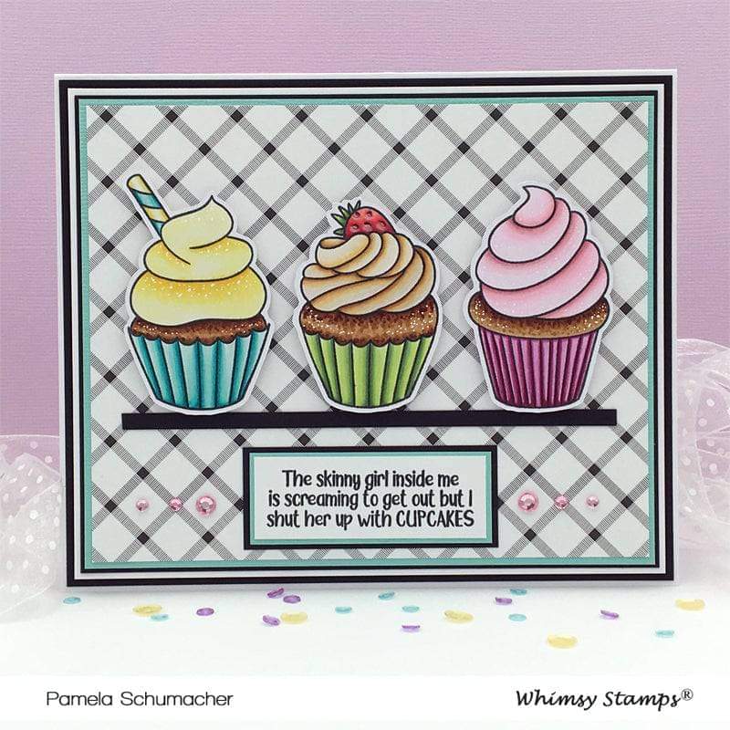 Calories Schmalories Clear Stamps - Whimsy Stamps