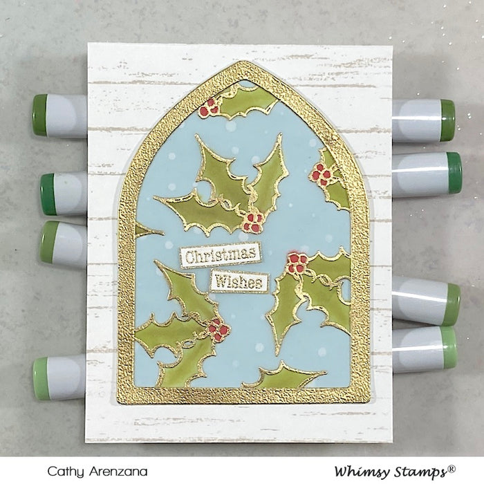 **NEW Stained Glass Window Die Set - Whimsy Stamps