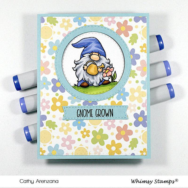 Gnome Gardeners Clear Stamps - Whimsy Stamps