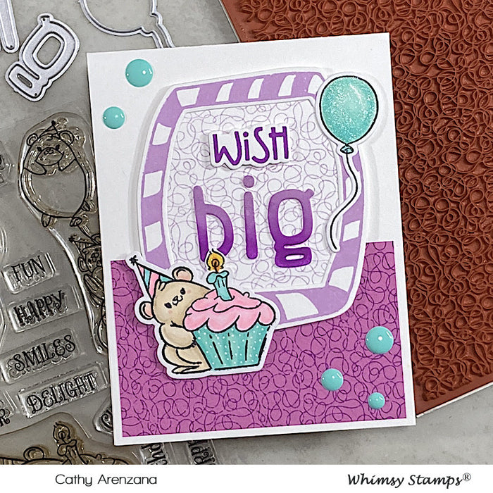 **NEW Cutie ABC Die Set - Whimsy Stamps
