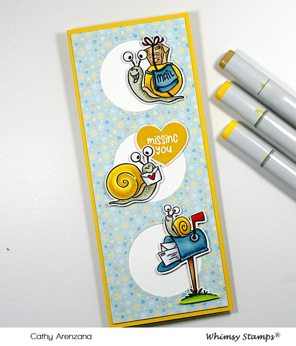 **NEW Snail Mail Clear Stamps - Whimsy Stamps