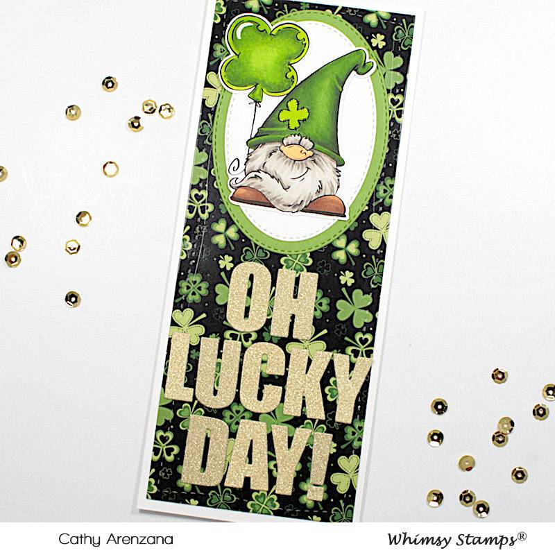 Slimline Paper Pack - St. Patrick's Day - Whimsy Stamps