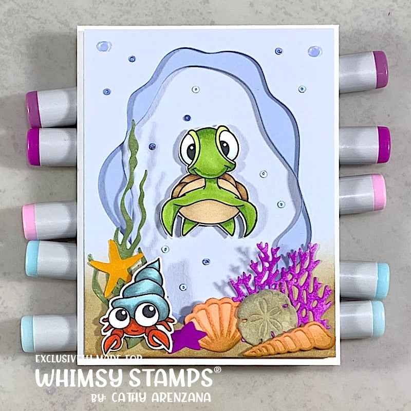 Wavy Nested Frames Die Set - Whimsy Stamps