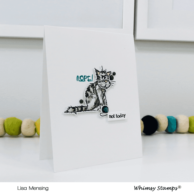 Cattitude Clear Stamps - Whimsy Stamps