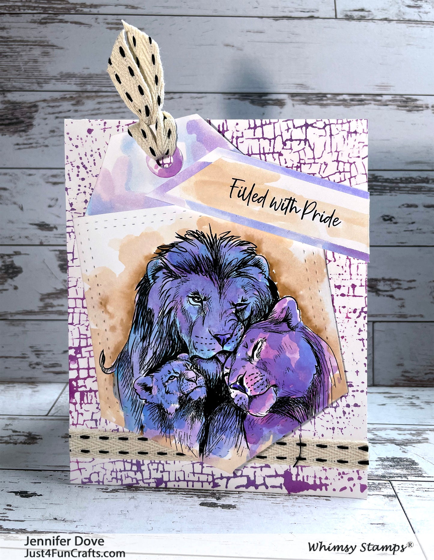 **NEW Chippy Paint Background Rubber Cling Stamp - Whimsy Stamps