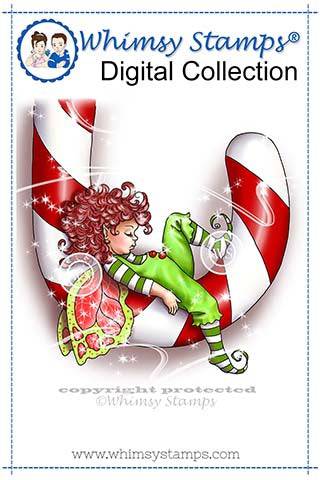 Christmas Dreaming - Digital Stamp - Whimsy Stamps