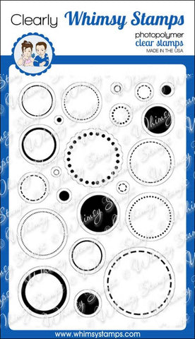 Circles, Circles, Circles Clear Stamps - Whimsy Stamps
