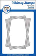 Connected Rectangle Frame Die | Whimsy Stamps