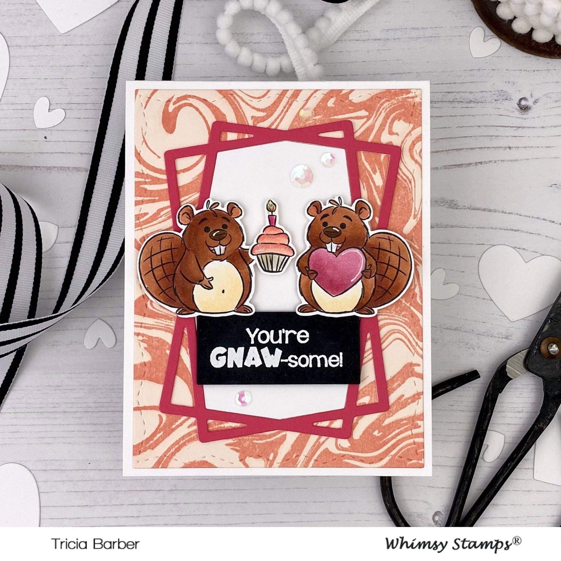 Connected Rectangle Frame Die - Whimsy Stamps