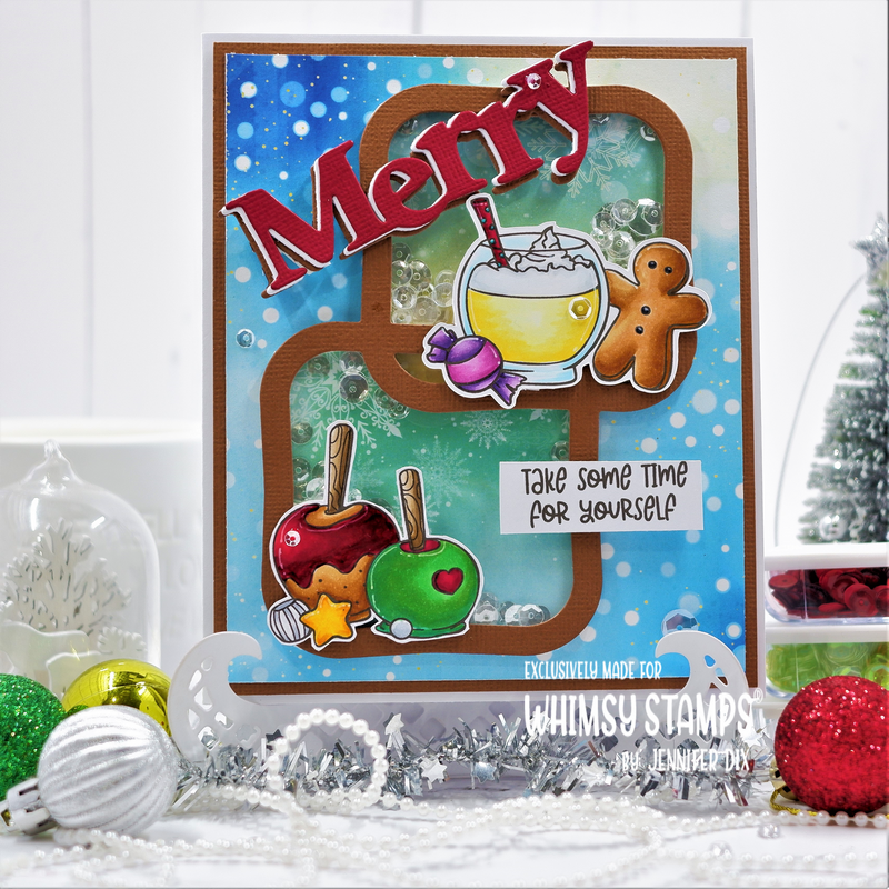 Connected Tiles Frame Die - Whimsy Stamps