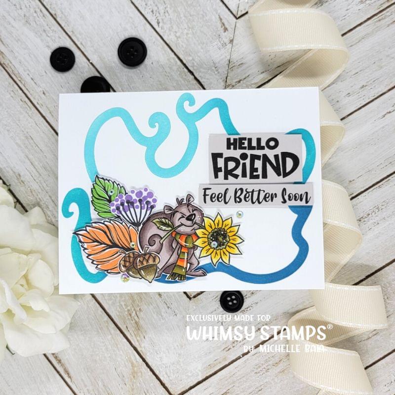 **NEW Curly Frame Die Set - Whimsy Stamps