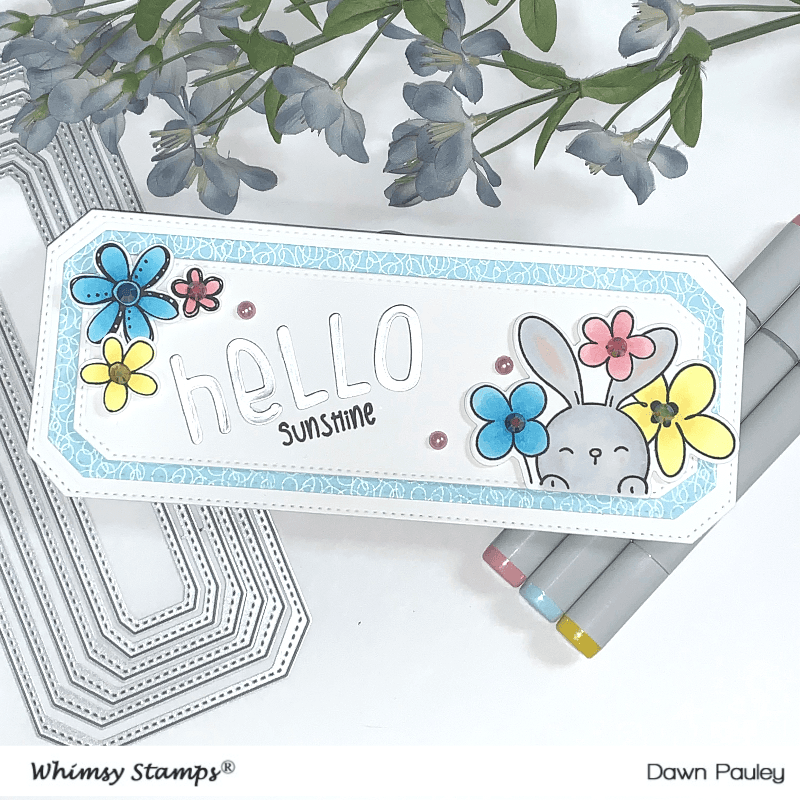 **NEW Cutie ABC Die Set - Whimsy Stamps