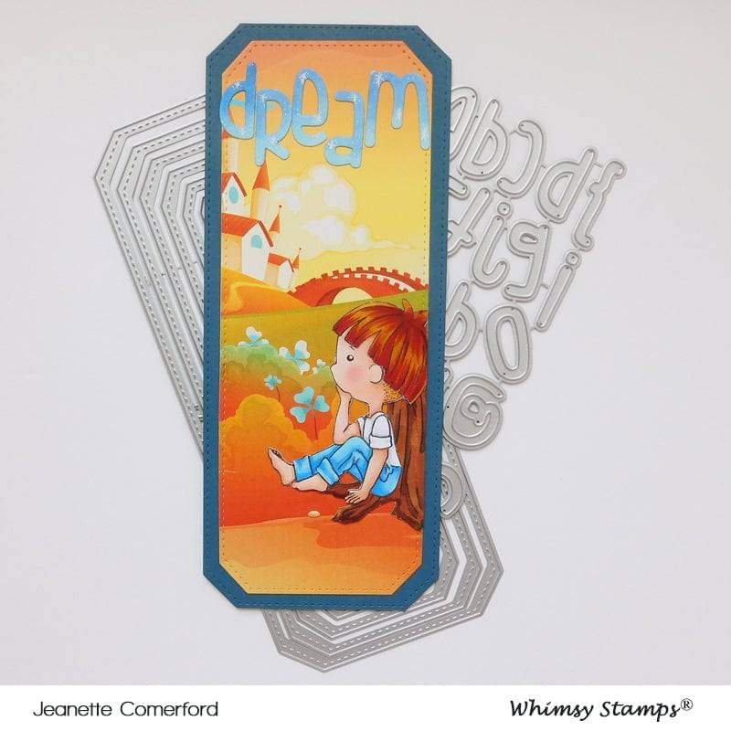 Cutie ABC Die Set - Whimsy Stamps