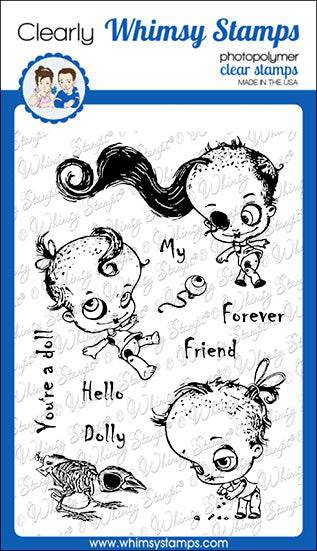 Dead Dolly Clear Stamps - Whimsy Stamps