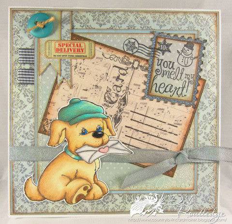 Special Delivery Pup - Digital Stamp - Whimsy Stamps