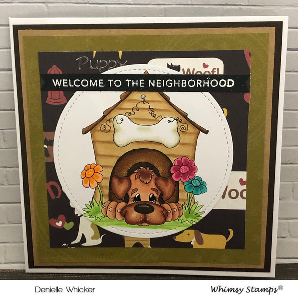 In The Dog House - Digital Stamp - Whimsy Stamps