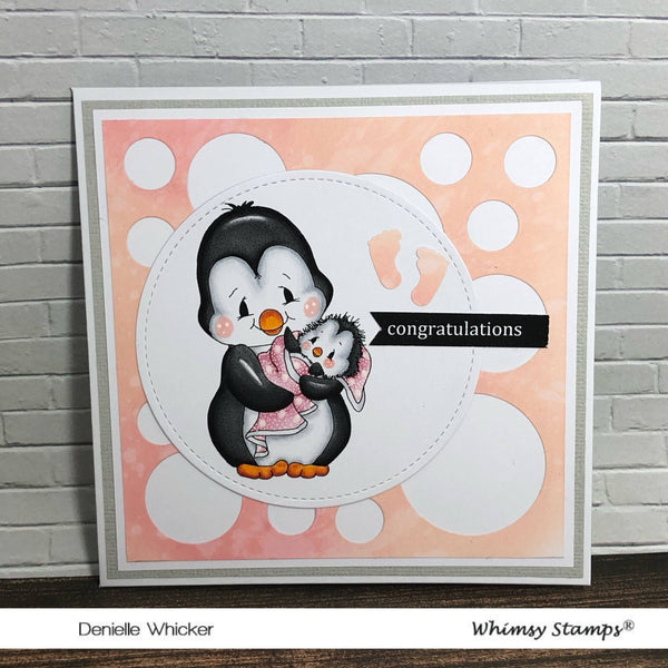 Penguin Momma - Digital Stamp - Whimsy Stamps