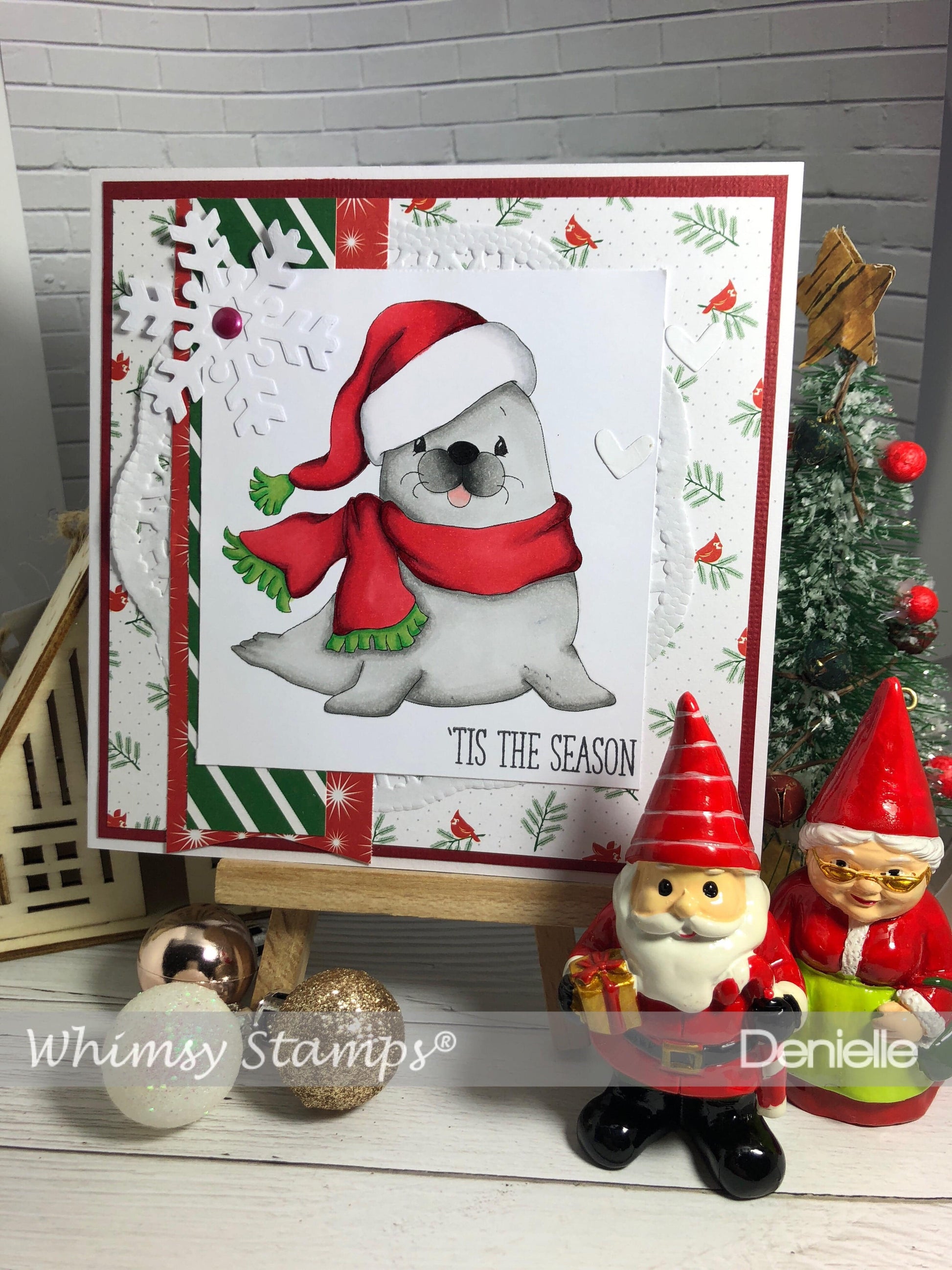 Seal on Ice - Digital Stamp - Whimsy Stamps