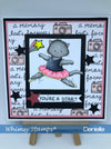 Kitty Ballerina - Digital Stamp - Whimsy Stamps
