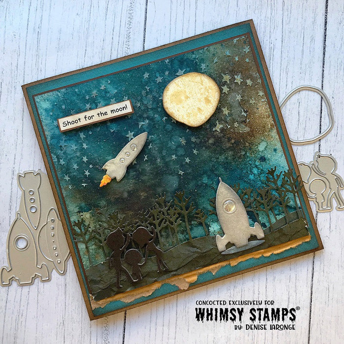 Space Ships Die Set - Whimsy Stamps