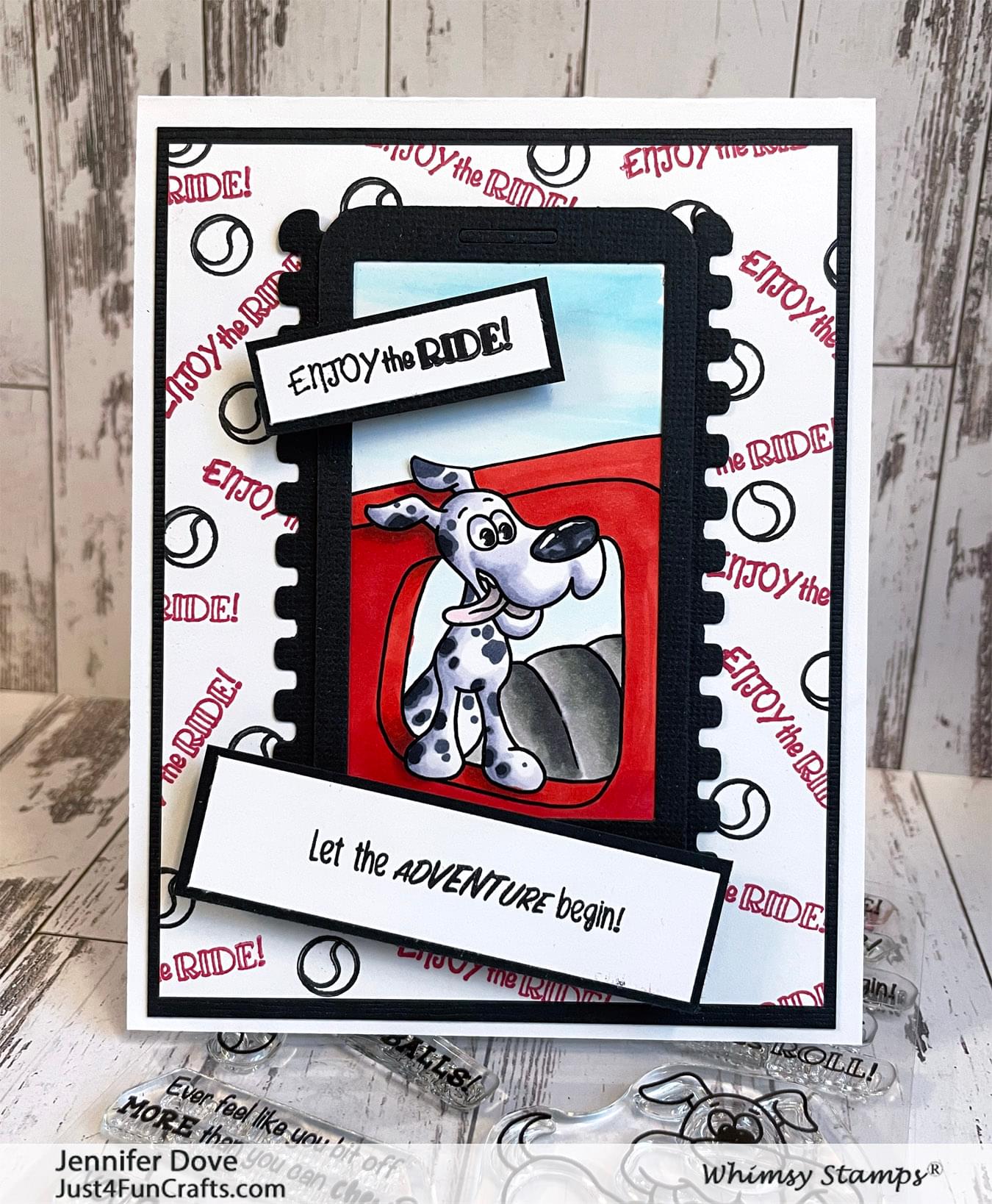 *NEW Doggie Fun Times Clear Stamps - Whimsy Stamps