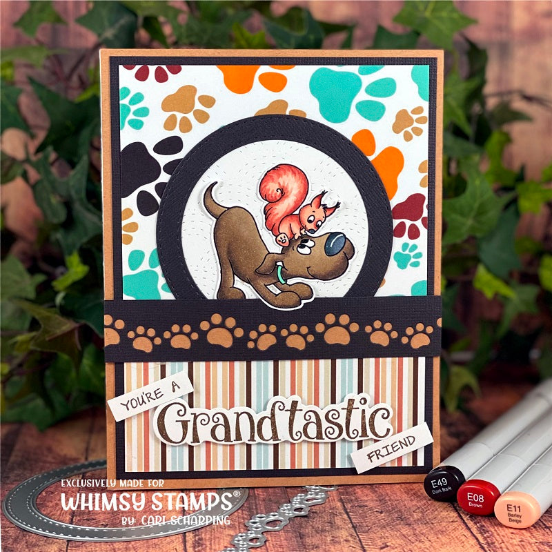 **NEW Doggie Valentine Friends Clear Stamps - Whimsy Stamps