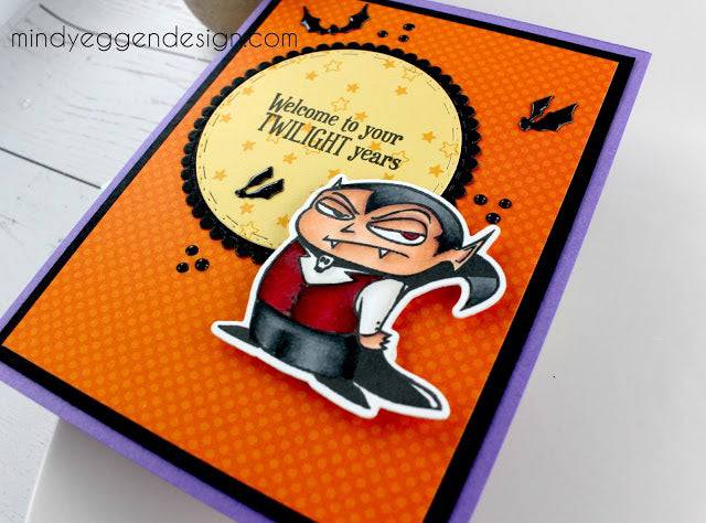 Dracula Bite Me Clear Stamps - Whimsy Stamps